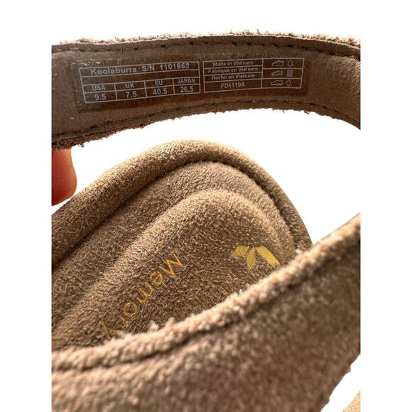 Koolaburra by UGG Womens Leira Heeled Buckle Sandal, Amphora, Size 9.5 - Picture 9 of 10